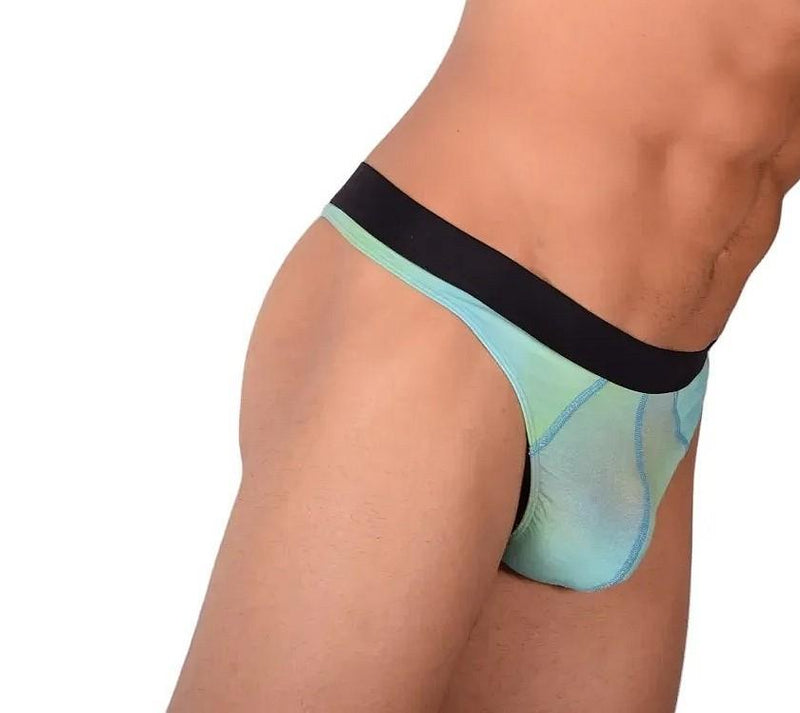 XS Me Undies Thong Sri Lanka Rainbow aqua 28-30'' MX2