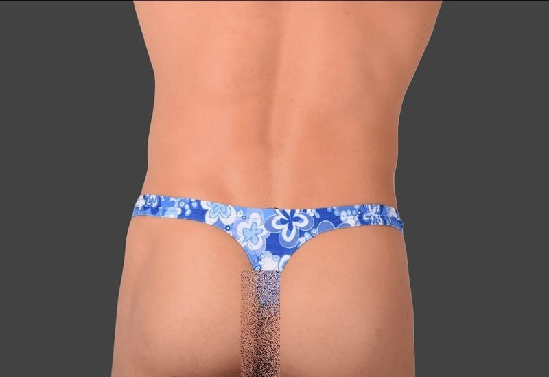S/M SMU Thong Aqua 30-32 inch Waist 105222 MX2