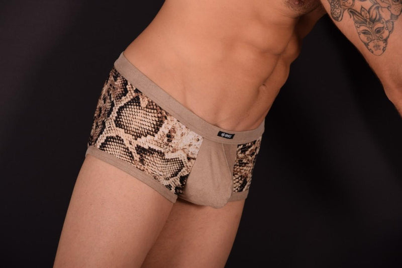 Small SMU Hipster Snake and suede finish 3033 22C