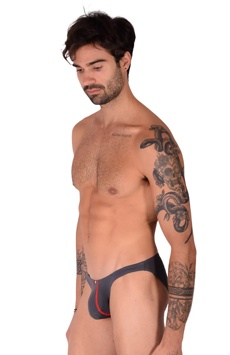 SMU Teaser Mini Brief in Gray 40603 H56