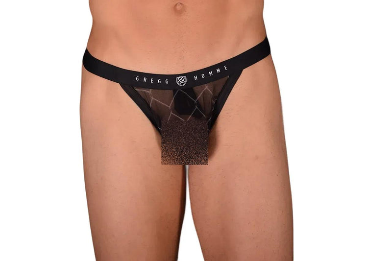 Medium Gregg homme See Through Thong c-ring MX22 100116