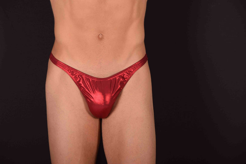 Small SMU Fllash Red Thong 28/32 Inch waist MX22 110122