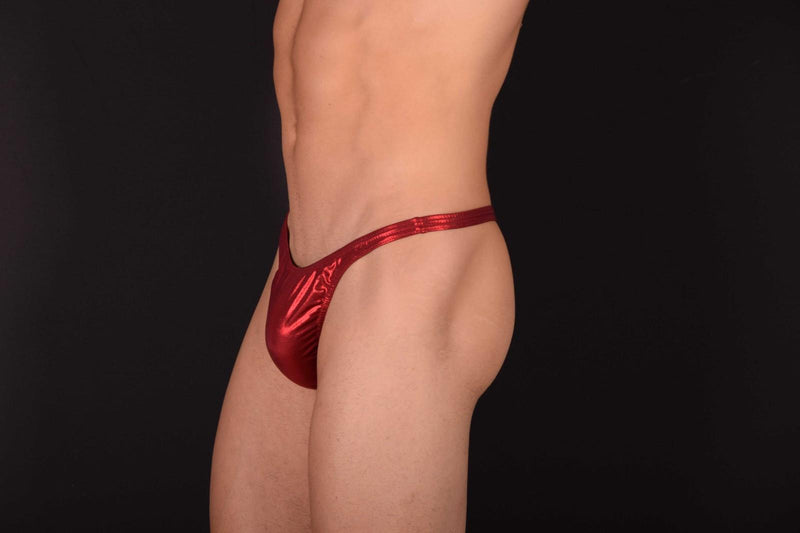 Small SMU Fllash Red Thong 28/32 Inch waist MX22 110122