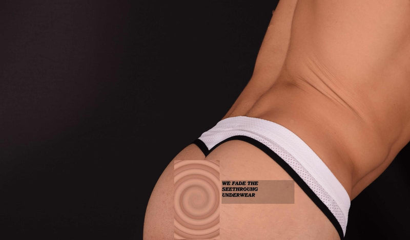 Small SMU Sport White Thong 28/32 Inch Waist MX22 110124