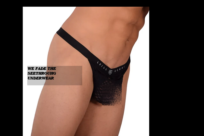 Medium Gregg homme Unique Male See-Through Thong mx22 100108