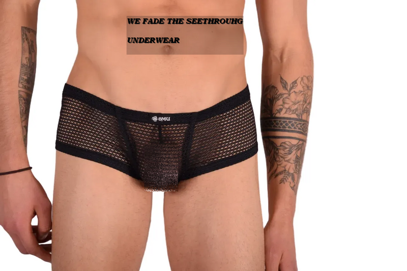 Small SMU Cool Sheer Black boxer Brief 30-32'' MX22 100105
