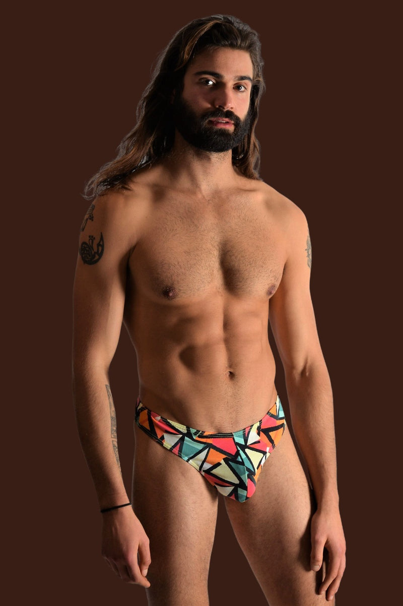 SMU Abstract Thong Fashion Soft Multicolor 400704 42