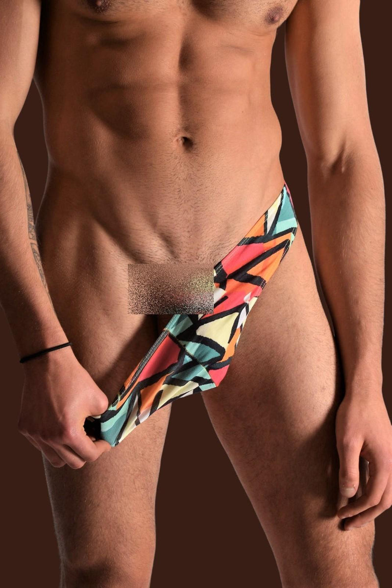 SMU Abstract Thong Fashion Soft Multicolor 400704 42