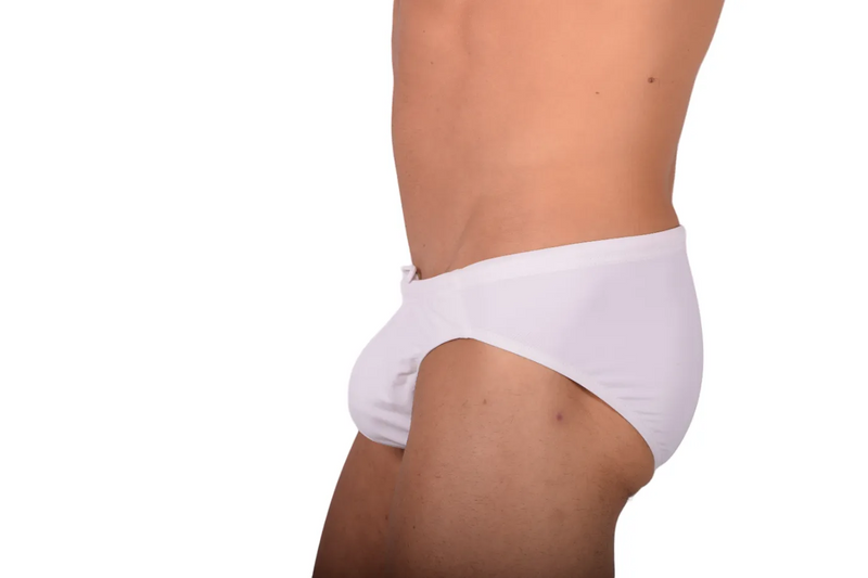 Medium Super SMU Men Swim Brief White MX22 110120