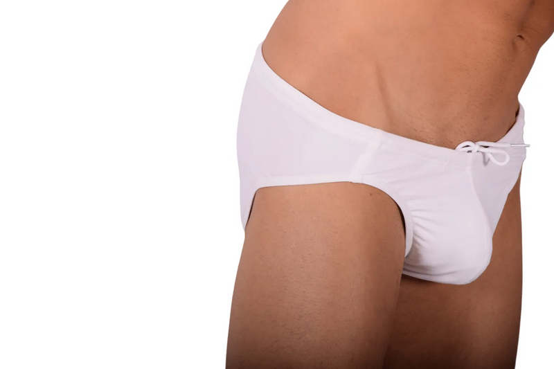 Medium Super SMU Men Swim Brief White MX22 110120