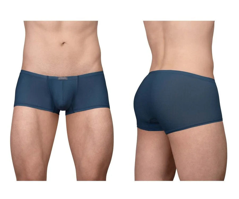 ErgoWear Mini Boxer Trunks X4D SE Contoured Pouch in Sea Blue 1799 73
