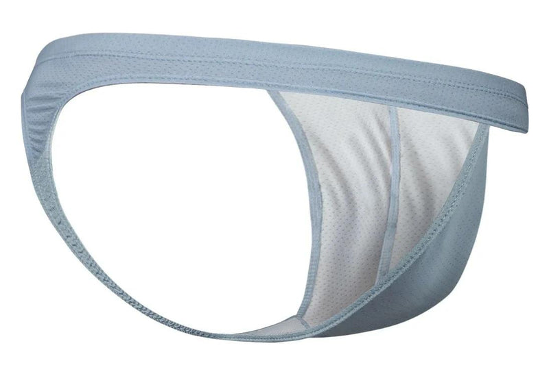 ErgoWear Thongs X4D SE 3D Pouch Micro-Mesh Thong in Stone Blue 1805 142