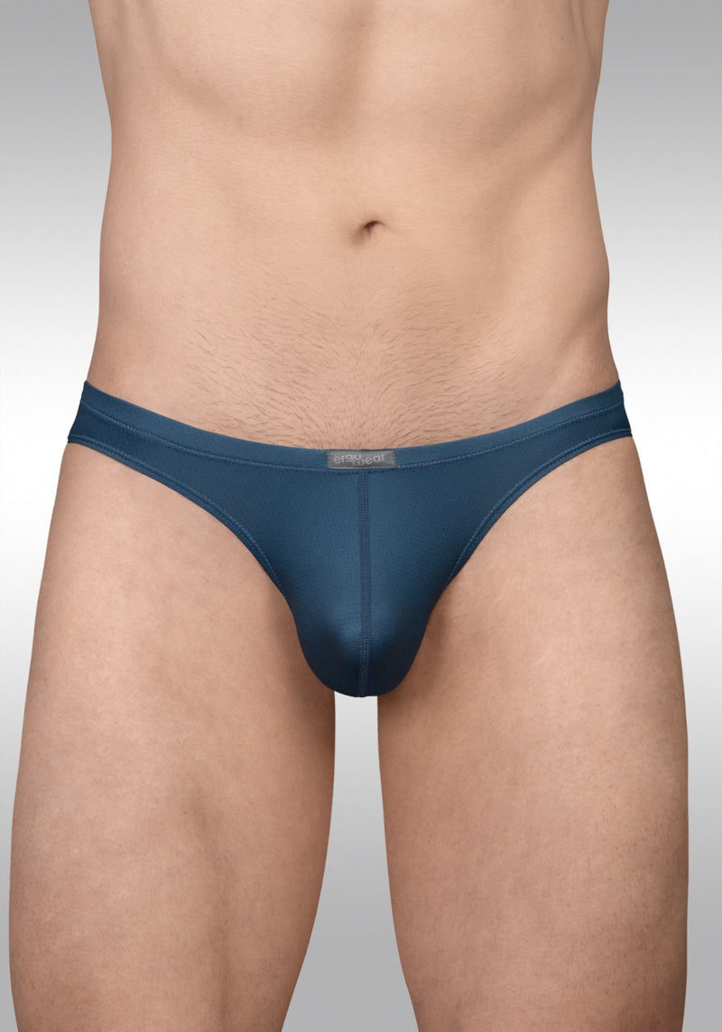 ErgoWear Thong X4D SE 3D Pouch Micro-Mesh Thongs in Sea Blue 1797 142