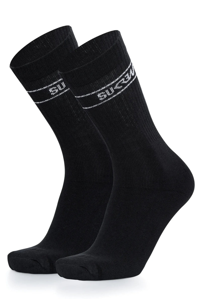 SUKREW Mid-Calf Height Socks in Classic Black 16