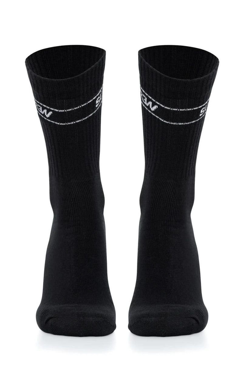 SUKREW Mid-Calf Height Socks in Classic Black 16
