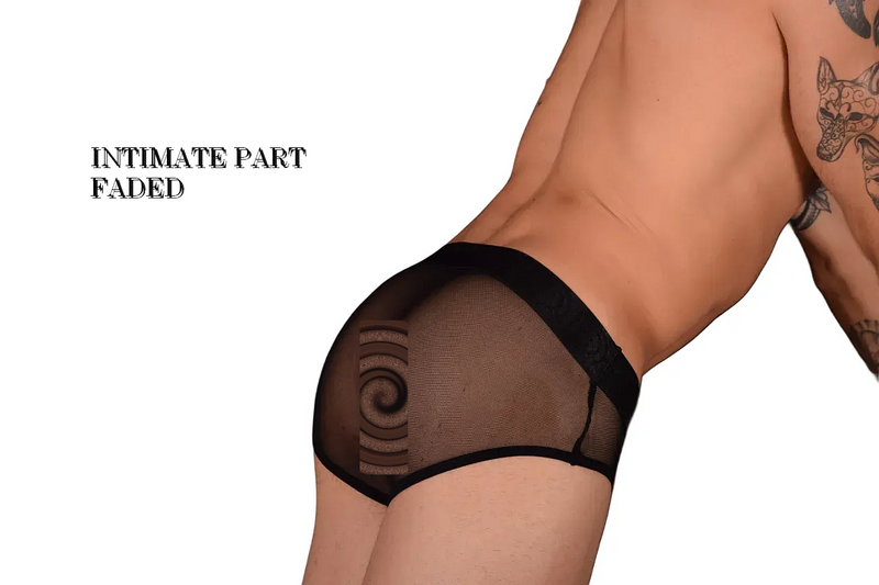 XS Modus Vivendi Sheer Black Brief 154B