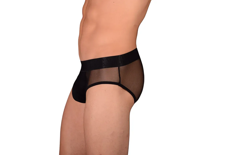 XS Modus Vivendi Sheer Black Brief 154B