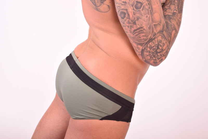 Medium Gregg Homme Swim Brief Khaki 60012 MX23