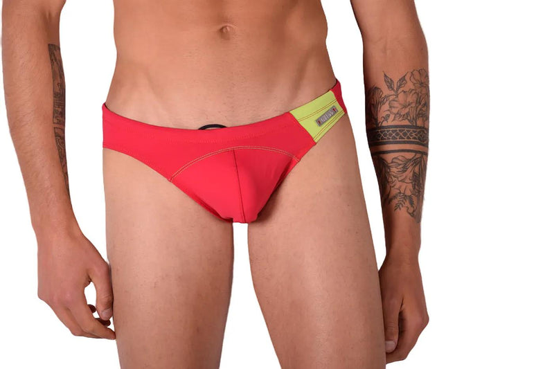 Small Gregg homme Swim Brief Red  MX23 60006