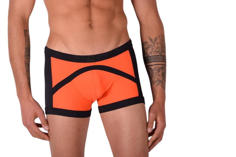 Small Gregg Homme Swim Shorts Boxer Orange 60022 MX23