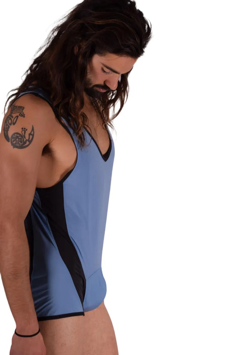 Medium Gregg Homme Singlet Two-Timer Hyper Stretch Blue 130369 71