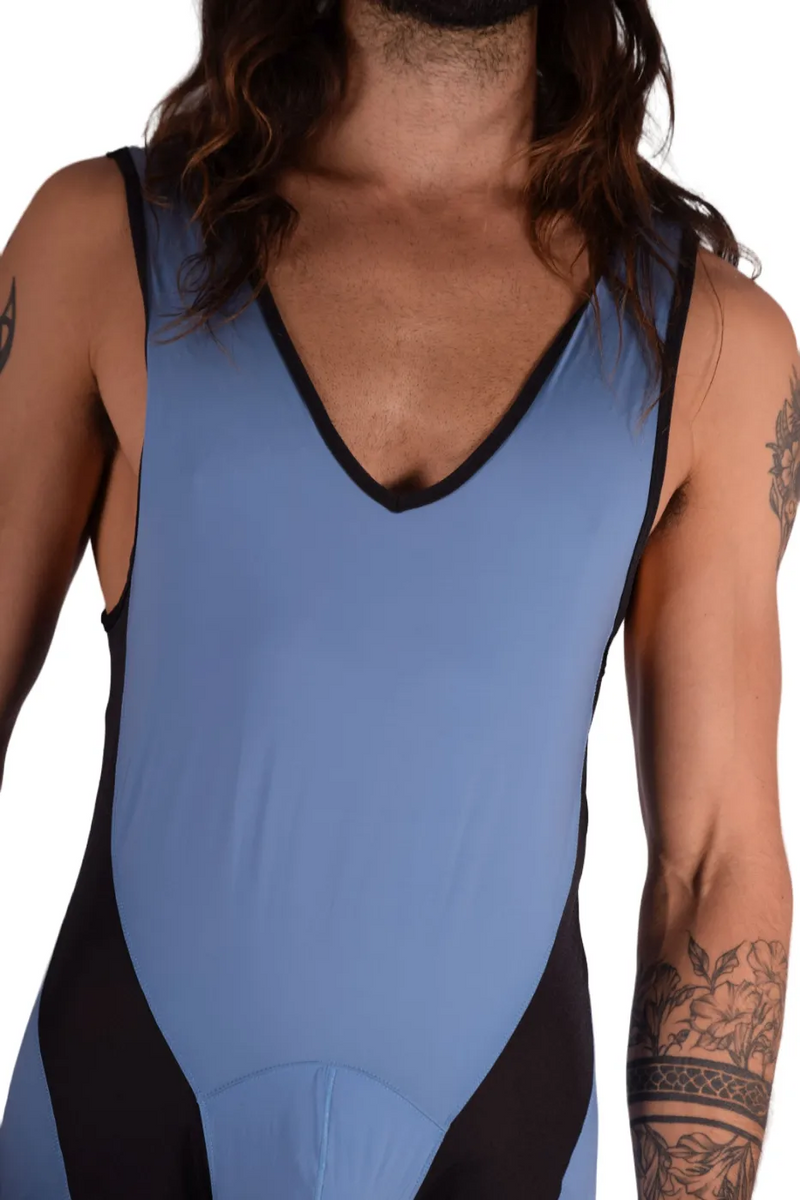 Medium Gregg Homme Singlet Two-Timer Hyper Stretch Blue 130369 71
