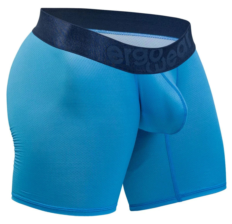 ErgoWear Boxer Briefs MAX Bold SE Mid-Cut Long Boxer in River Blue 1823 22