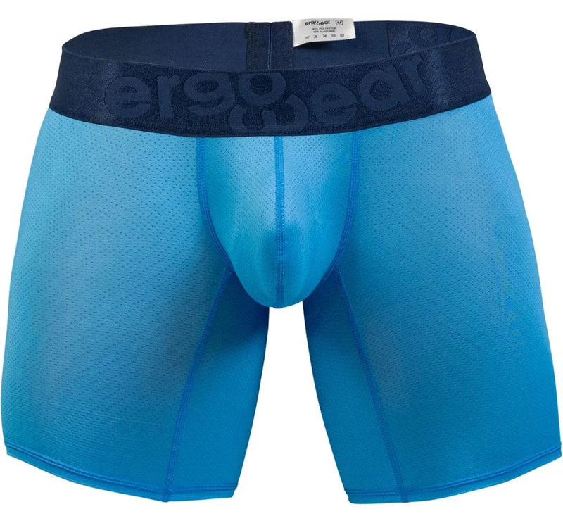 ErgoWear Boxer Briefs MAX Bold SE Mid-Cut Long Boxer in River Blue 1823 22