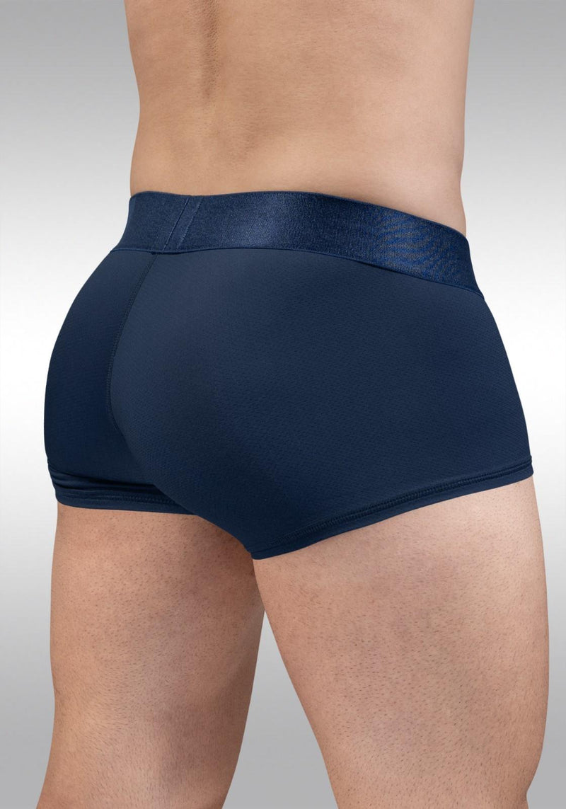 ErgoWear Boxer Trunks MAX Bold SE Satin-Finish WaistBand in Dark Blue 1814 19