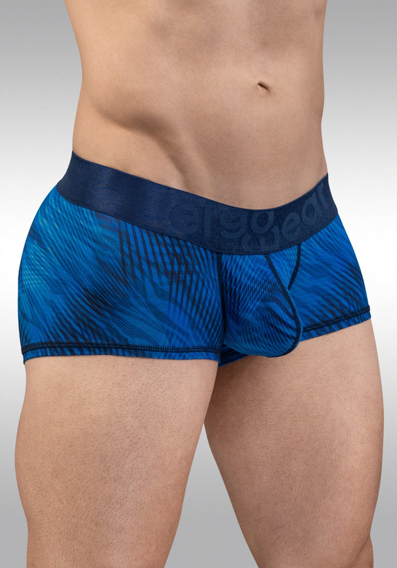 ErgoWear Boxer Trunks MAX Bold SE Satin Finish Waistband in Mild Blue 1818 19