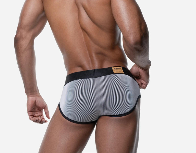 PUMP! Bleach Brief With Woven Back Jacron Ribbed Nylon Cup 12088 16
