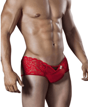 2XL - CANDYMAN Jockstrap Microfiber Stretchy Fabric Sexy Jock Red 99232X 72