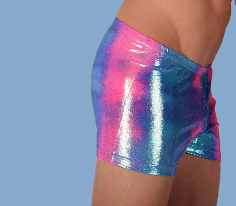 2XS/S SMU Mens Swim Hipster Underwear Rainbow 43136 MX128