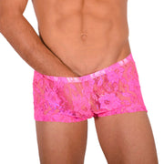 2XS/XS Smu Tanning Walking around C - Thru Pink Mini Boxer MX19 340332