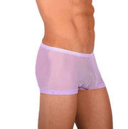 2XS/XS Smu Tanning Walking around sheer Pink C - Thru Mini Boxer MX19 340287