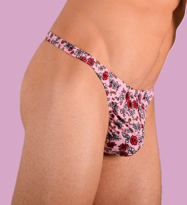 XS/S SMU Mens Thong Underwear 33485 PRINT MX11