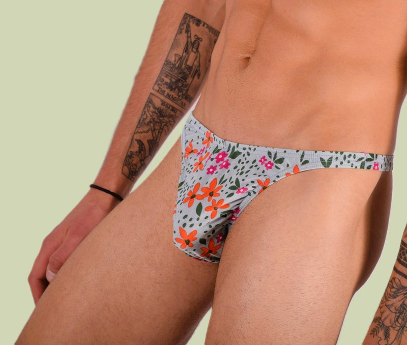 XS/S SMU Mens Thong Underwear 33488 PRINT MX11