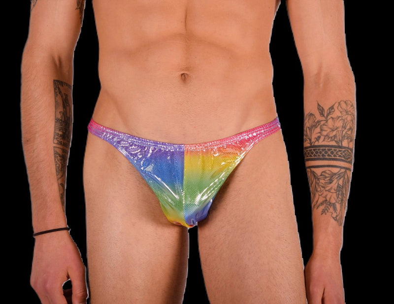 XS/S SMU Mens Thong Underwear 33490 PRINT MX11