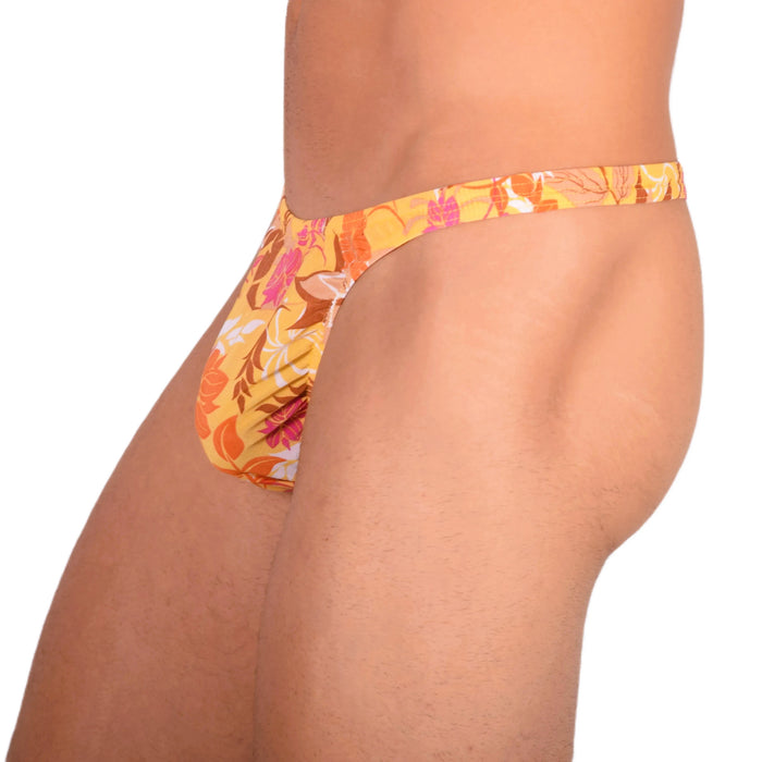 S SMU Sexy Tropical Orange Thong 33676 MX15