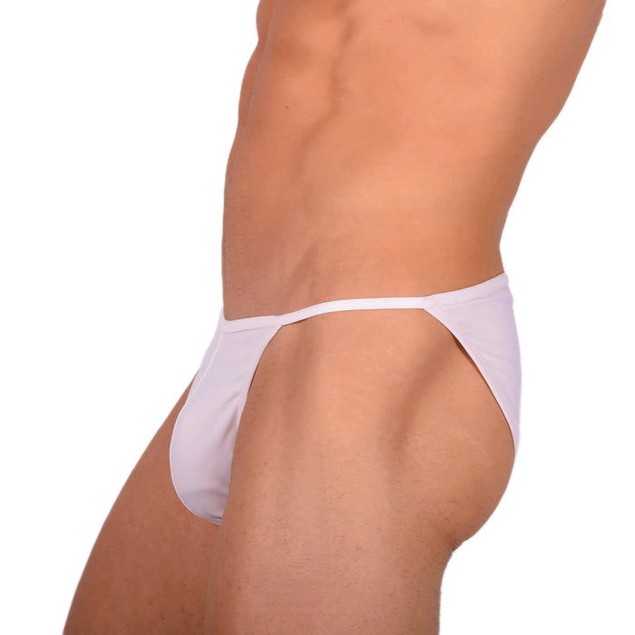 Small  SMU Swim Brief Detacheable White 33801 mx17