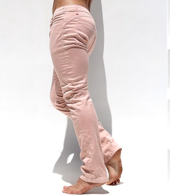 36'' RUFSKIN Ray Stretch Cotton Pants Twill Jeans in Light Rose TN23