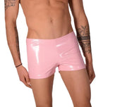 XS SMU Mens Faux Leather Look  Hipster Pastel Pink 43153 MX12