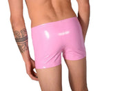 XS SMU Faux Leather Look Hipster Underwear Barbie Pink 43150 MX12