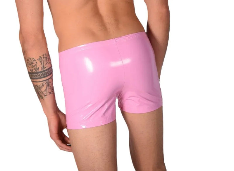 XS SMU Faux Leather Look Hipster Underwear Barbie Pink 43150 MX12