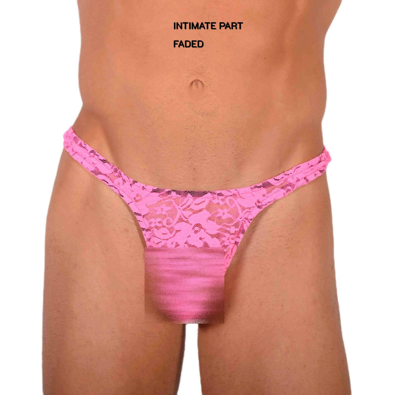 SMU Sensual See-Through Pink Thong 33836 MX17