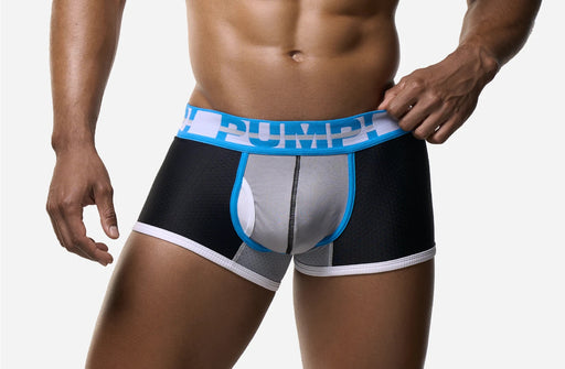 PUMP! Drop Shot Boxer Micro-Mesh Ribbed Elastics Boxer Trunk 11123 39