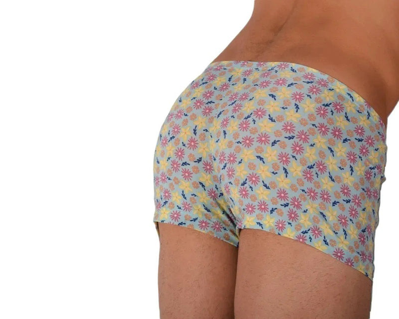 XS SMU Mens  Hipster Underwear Mint Print 43114 MX12