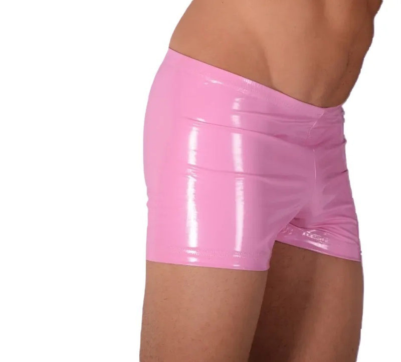 XS SMU Faux Leather Look Hipster Underwear Barbie Pink 43150 MX12