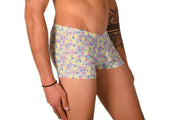 XS SMU Mens  Hipster Underwear Mint Print 43114 MX12