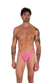 Large SMU Thong Pink Little Holes  9929 LT2